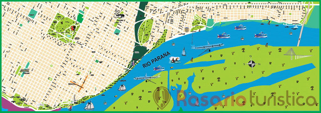Plano de la Ciudad de Rosario